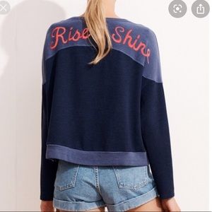 SUNDRY rise and shine crewneck sweatshirt size M